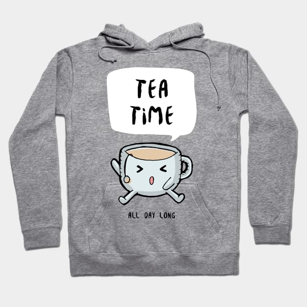 Tea time Hoodie by Screamingcat